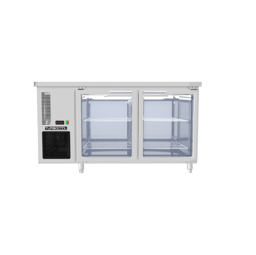 Bàn mát 2 cánh kính 1200x600x840mm TURBOCOOL UC 2G 60 12