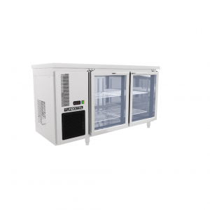 Bàn mát 2 cánh kính 1200x600x840mm TURBOCOOL UC 2G 60 12