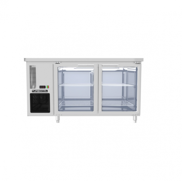 Bàn mát 2 cánh kính 1200x600x840mm TURBOCOOL UC 2G 60 12