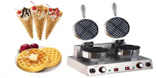 Máy nướng bánh đôi waffle để bàn Bjy-wb2-n