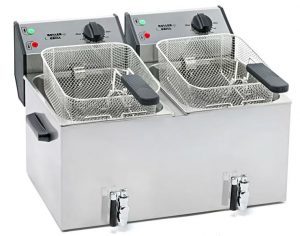 Bếp Chiên Nhúng Đôi Dùng Điện Có Van Xả Roller Grill FD 80 DR