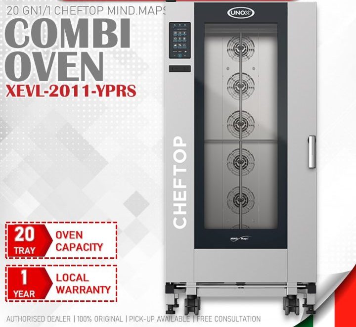 Lò 20 khay nướng Unox Cheftop XEVL-2011-YPRS