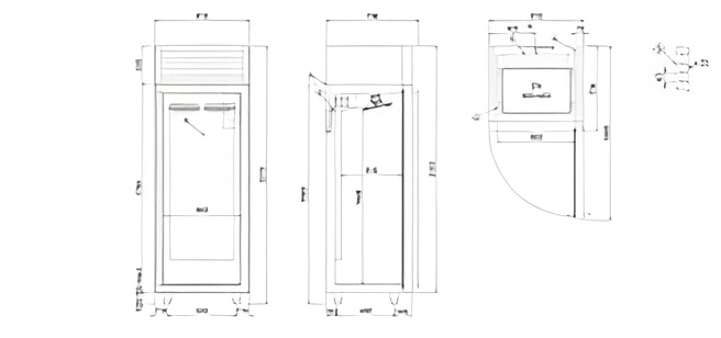 Tủ Cấp Đông Siêu Tốc AC301T Coldline Vision 33 Khay kích thước