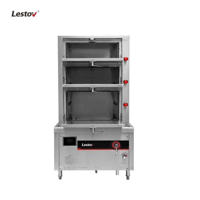 Tủ Hấp Điện Từ 3 Tầng LESTOV LT-HI-E135 trong tủ