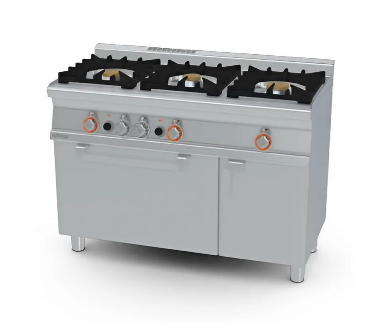 Bếp gas 3 họng có lò nướng Thương Hiệu LOTUS CF3-612GV