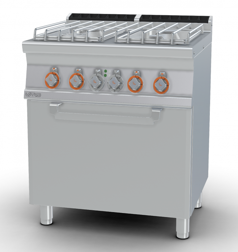 Bếp Âu 4 Họng Có Lò Nướng Thương Hiệu LOTUS CFA4-78GP