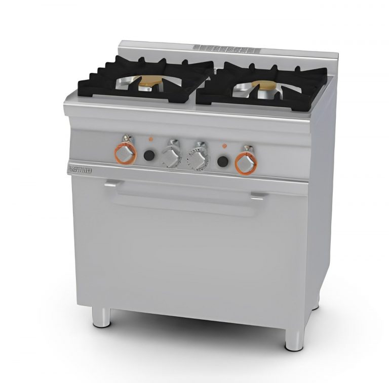 Bếp Âu 2 Họng Có Lò Nướng Thương Hiệu LOTUS CF2-68G