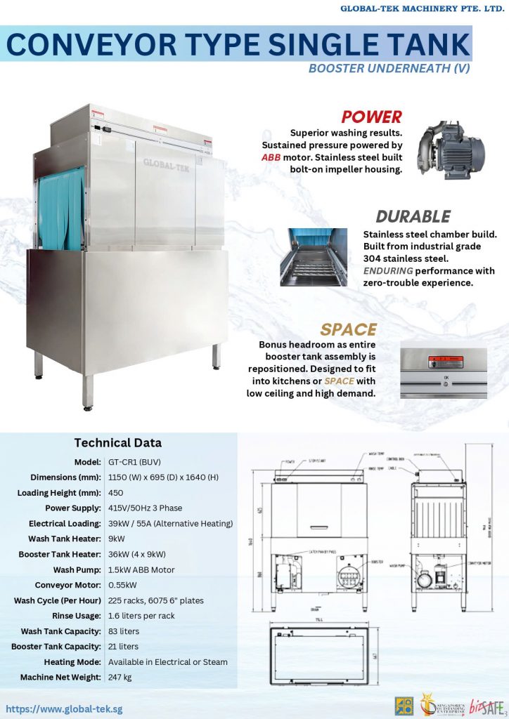 MÁY RỬA CHÉN G-TEK GT-CR1