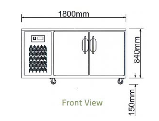 Bàn đông 2 cánh Berjaya INVERTER BS2DF6-IV-Z