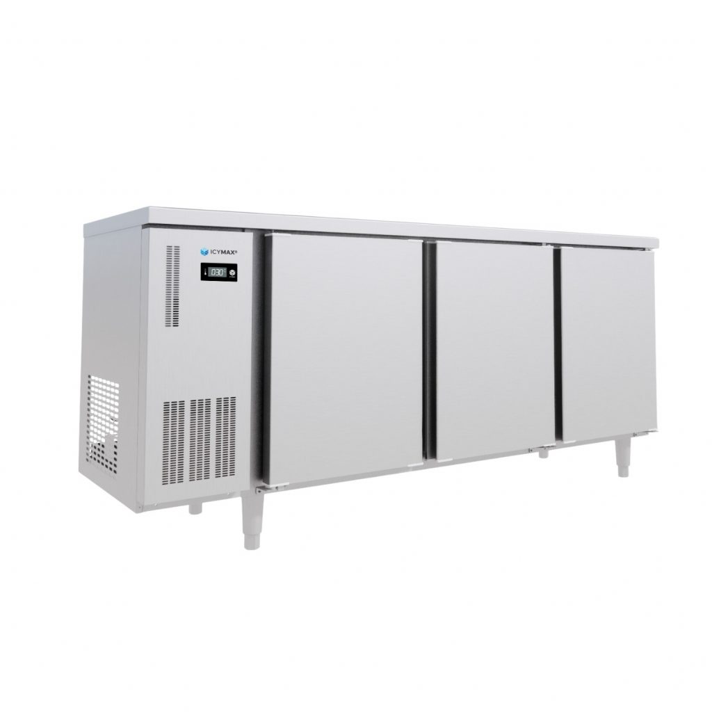 TỦ BÀN ĐÔNG ICYMAX 3 CÁNH INOX 1800X600 ICF-3S186