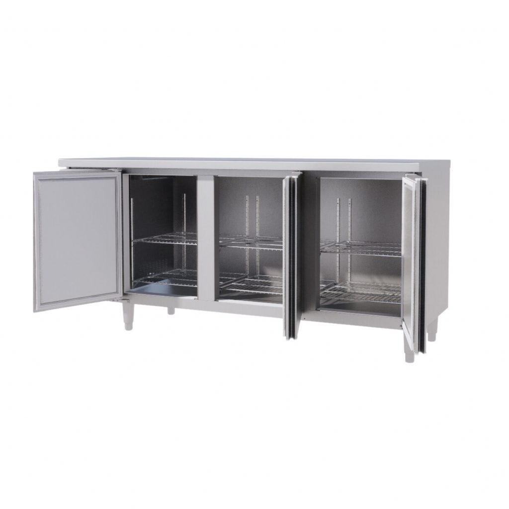 TỦ BÀN ĐÔNG ICYMAX 3 CÁNH INOX 1800X600 ICF-3S186