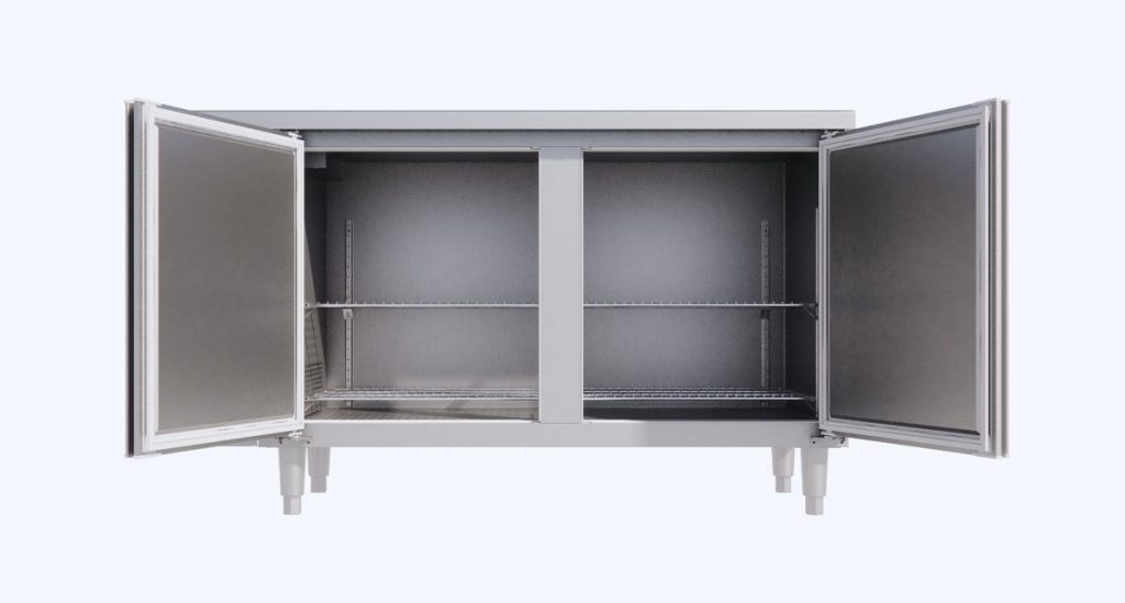 TỦ BÀN MÁT 2 CÁNH INOX ICYMAX 1500X600 ICR-2S156