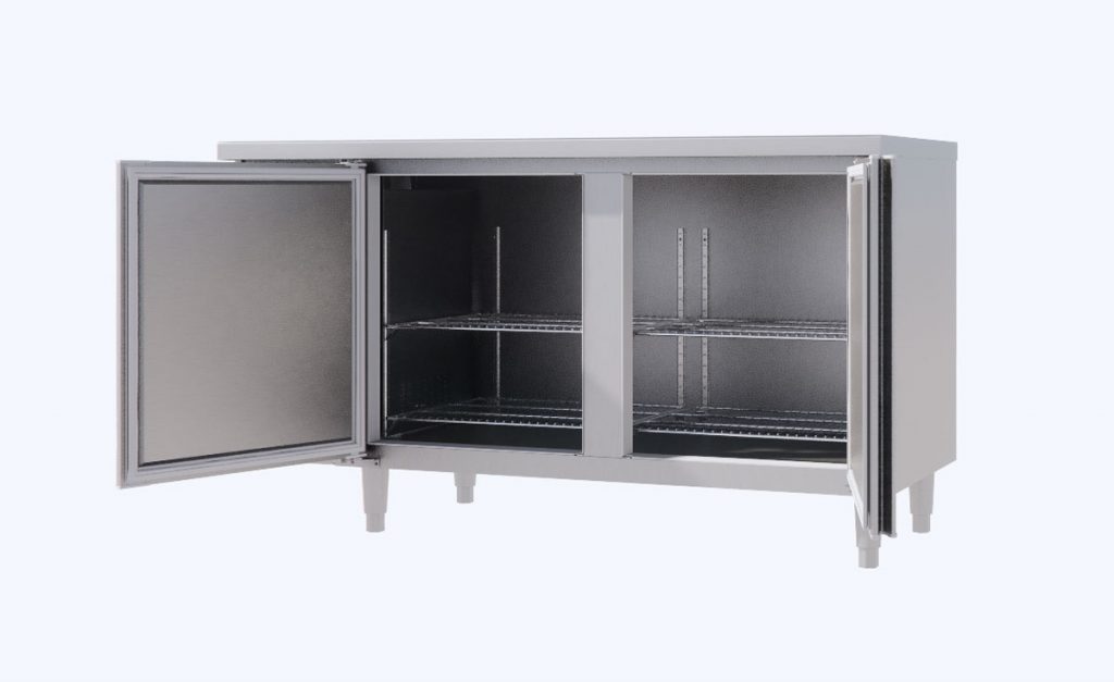 TỦ BÀN MÁT 2 CÁNH INOX ICYMAX 1500X600 ICR-2S156