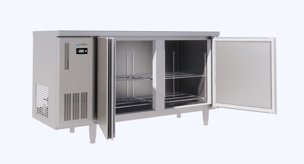 TỦ BÀN MÁT 2 CÁNH INOX ICYMAX 1500X600 ICR-2S156
