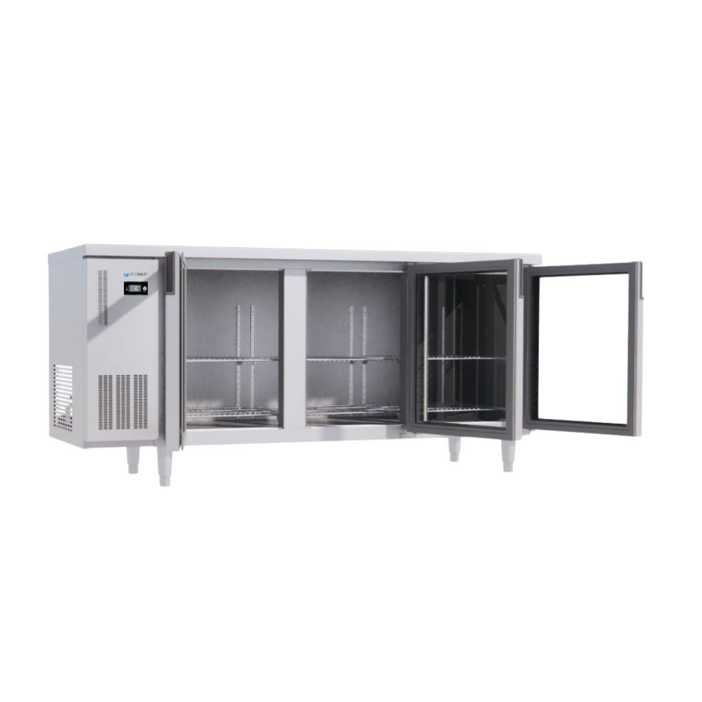 TỦ BÀN MÁT 3 CÁNH KÍNH ICYMAX 1800×750 ICR-3G187