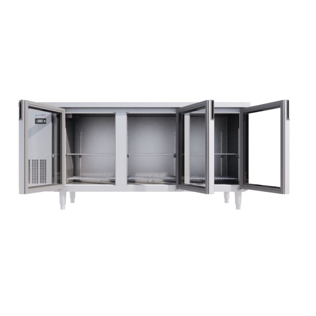 TỦ BÀN MÁT 3 CÁNH KÍNH ICYMAX 1800×750 ICR-3G187