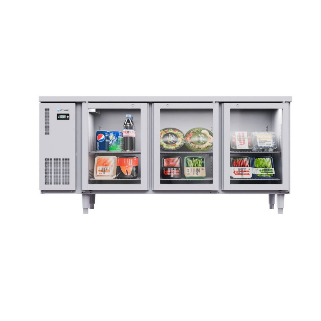 TỦ BÀN MÁT ICYMAX 3 CÁNH KÍNH 1800X750 ICR 3G187