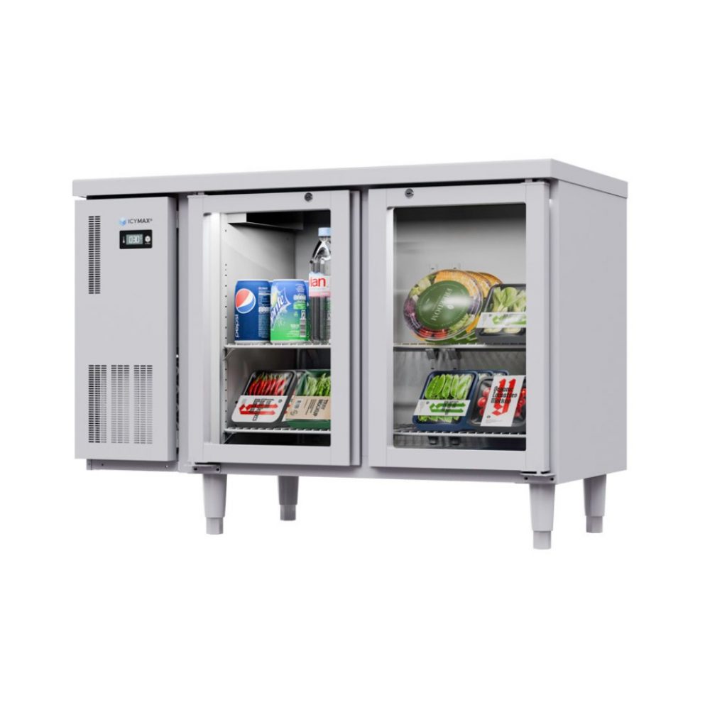 TỦ BÀN MÁT ICYMAX 2 CÁNH KÍNH 1200X600 ICR 2G126