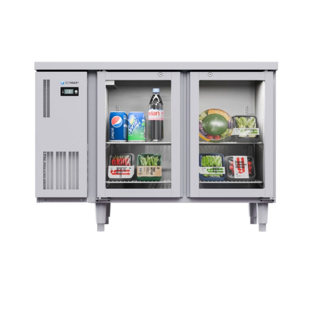 TỦ BÀN MÁT ICYMAX 2 CÁNH KÍNH 1200X750 ICR 2G127