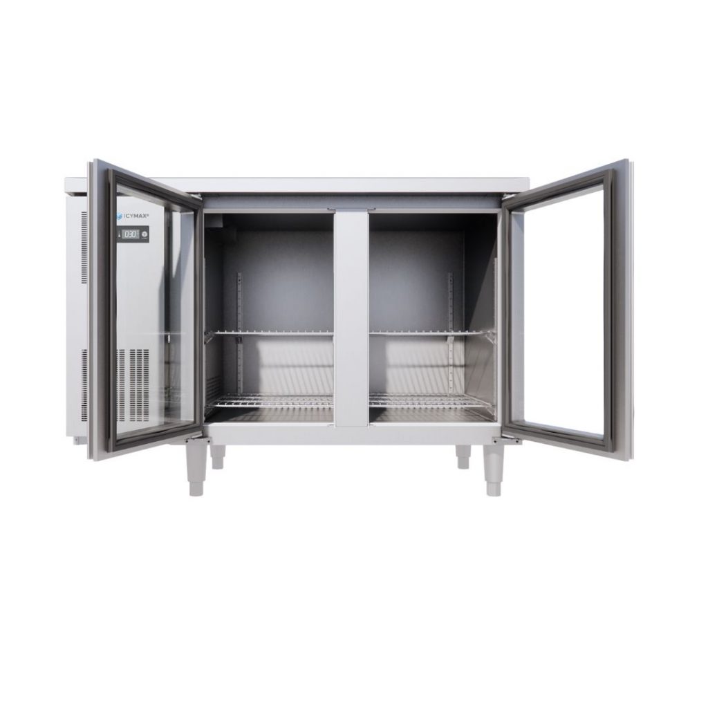 TỦ BÀN MÁT ICYMAX 2 CÁNH KÍNH 1200X600 ICR 2G126