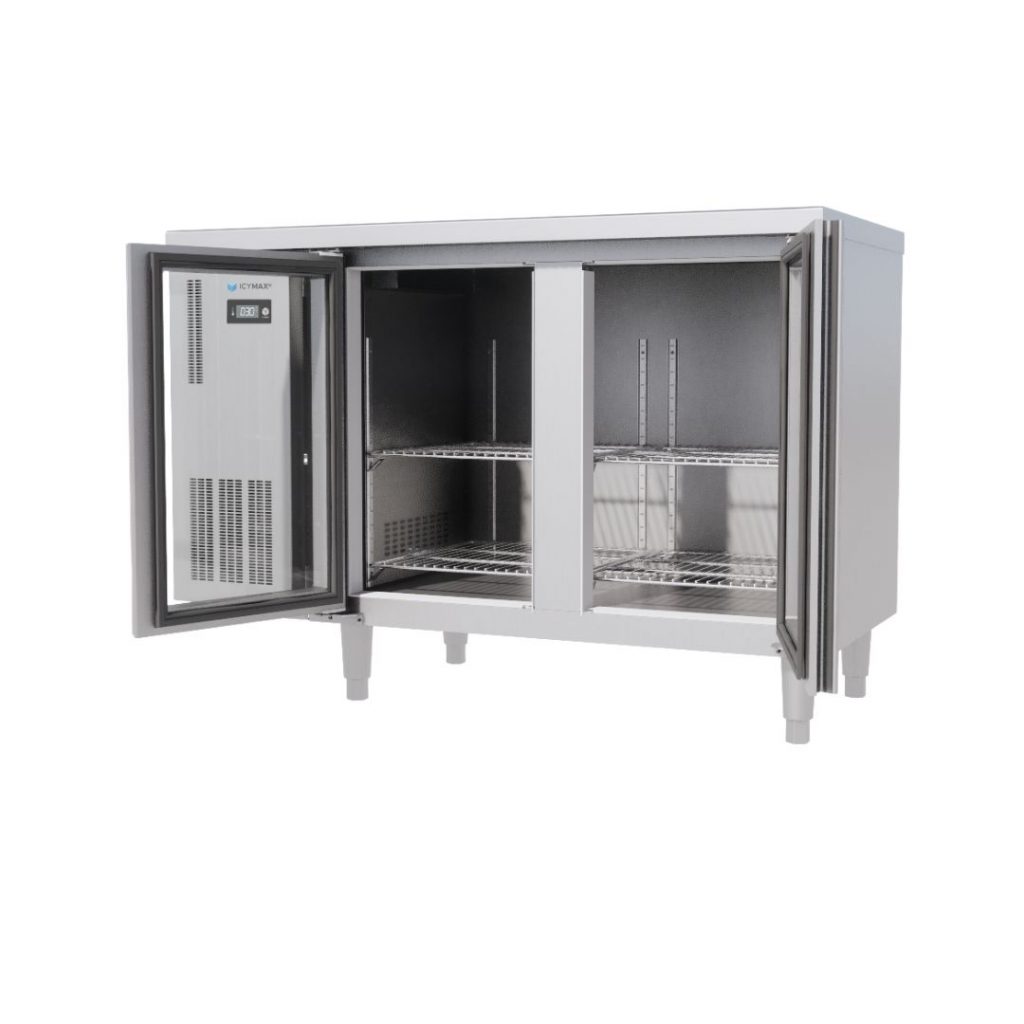 TỦ BÀN MÁT ICYMAX 2 CÁNH KÍNH 1200X750 ICR 2G127