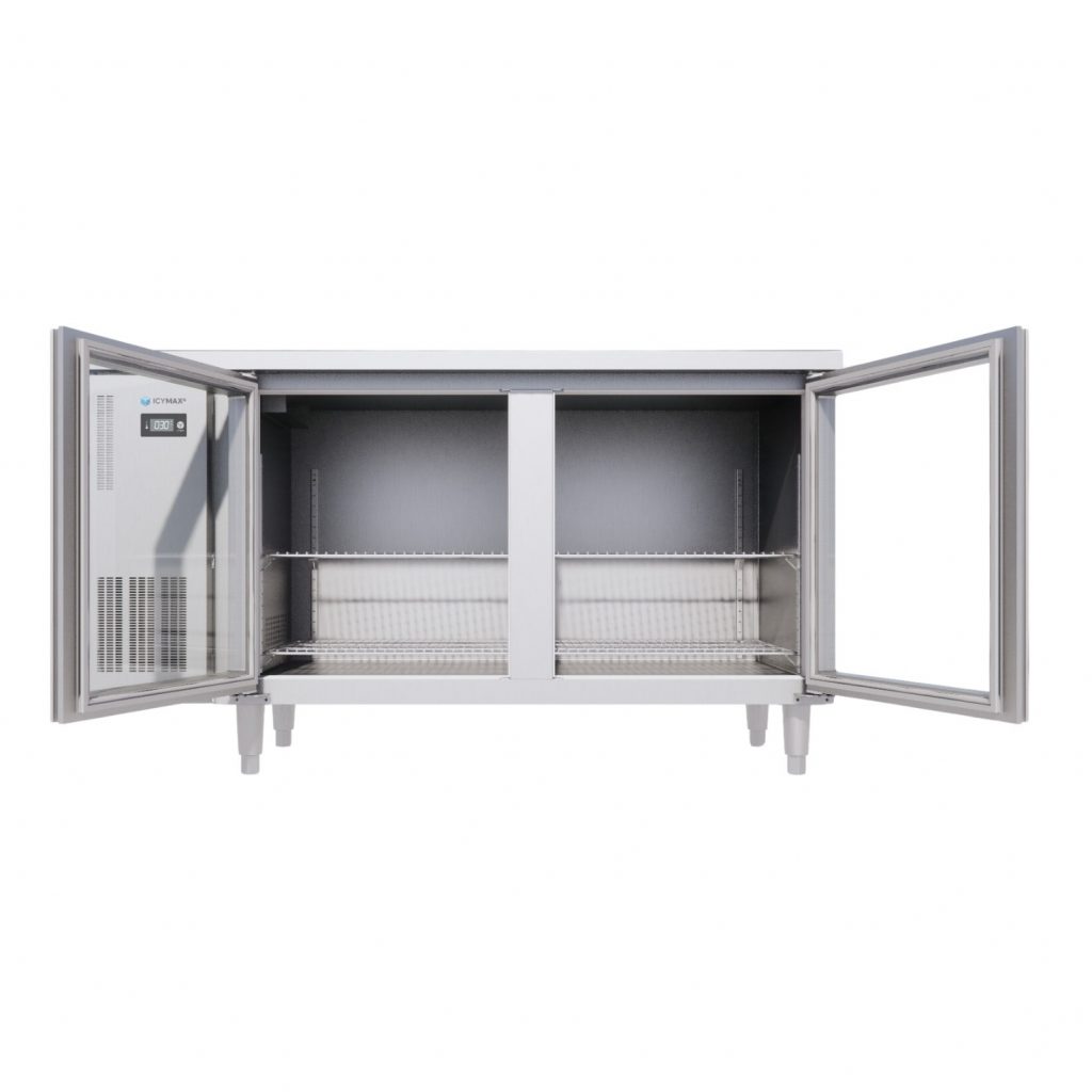 TỦ BÀN MÁT ICYMAX 2 CÁNH KÍNH 1500X750 ICR 2G157