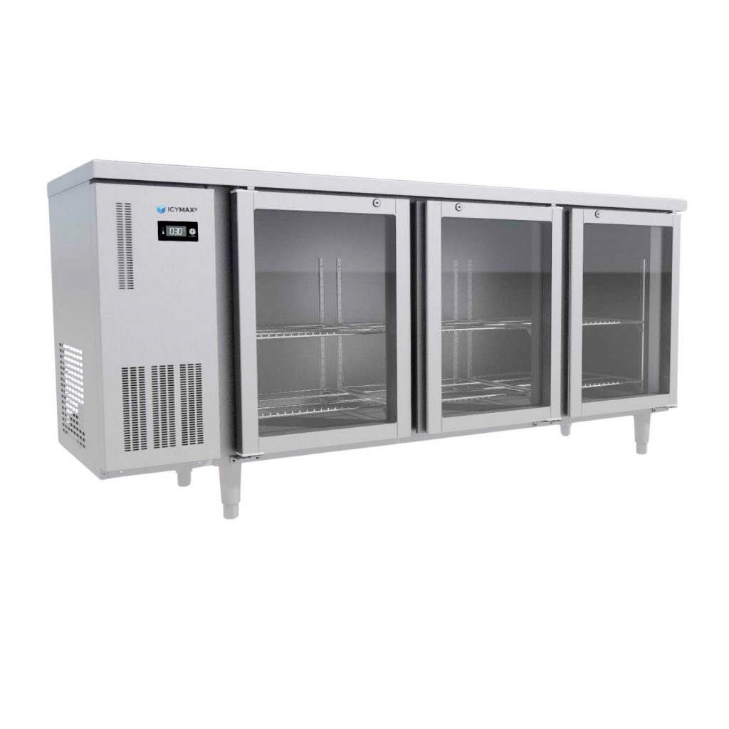 TỦ BÀN MÁT ICYMAX 3 CÁNH KÍNH 1800X600 ICR 3G186