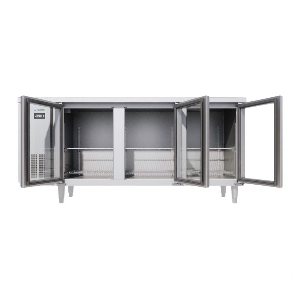 TỦ BÀN MÁT ICYMAX 3 CÁNH KÍNH 1800X600 ICR 3G186