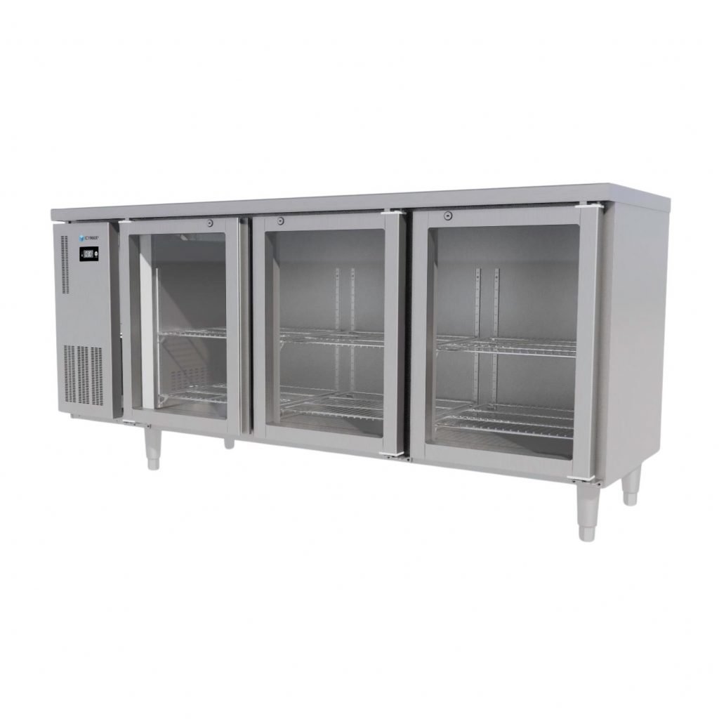 TỦ BÀN MÁT ICYMAX 3 CÁNH KÍNH 1800X600 ICR 3G186