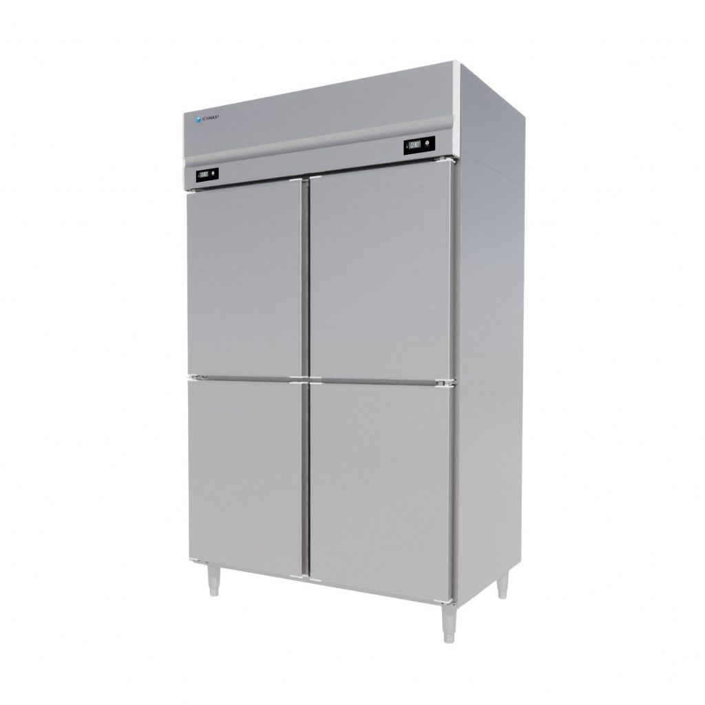 TỦ ĐÔNG ĐỨNG ICYMAX 4 CÁNH INOX 1100L IUF 4S128