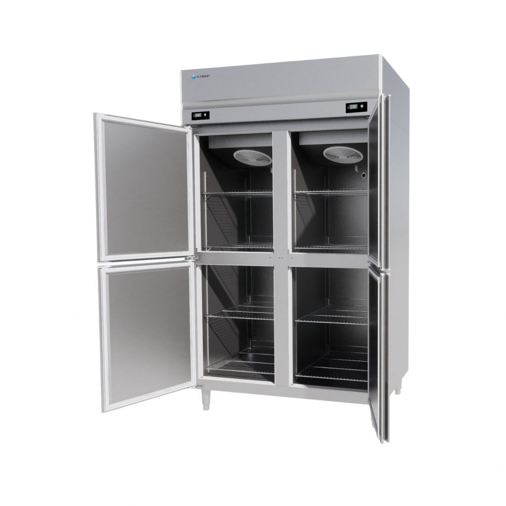 TỦ ĐÔNG ĐỨNG ICYMAX 4 CÁNH INOX 1100L IUF 4S128
