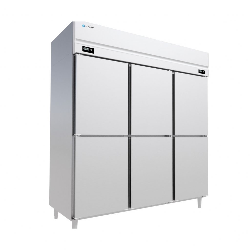 TỦ ĐÔNG ĐỨNG ICYMAX 6 CÁNH INOX 1750L IUF 6S188