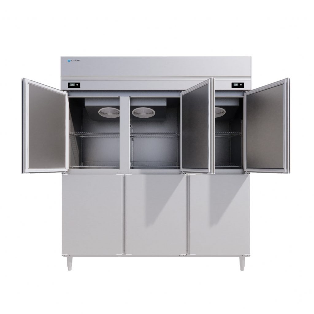 TỦ ĐÔNG ĐỨNG ICYMAX 6 CÁNH INOX 1750L IUF 6S188