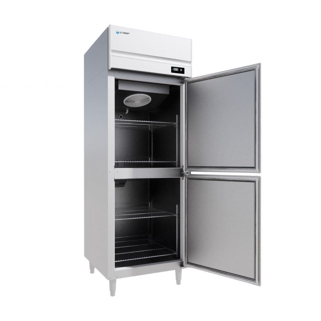 TỦ ĐÔNG MÁT ĐỨNG ICYMAX 2 CÁNH INOX 600L IUFR 2S078