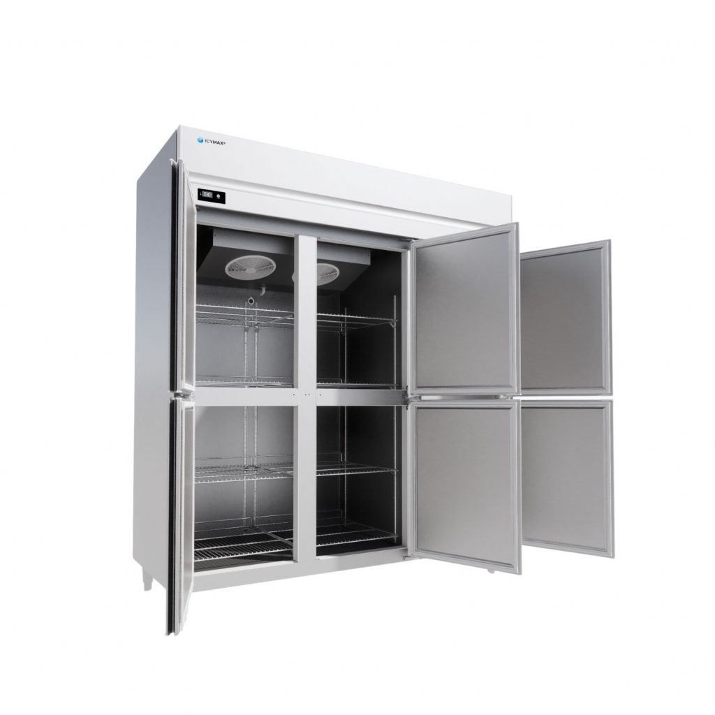 TỦ ĐÔNG MÁT ĐỨNG ICYMAX 6 CÁNH INOX 1750L IUFR 6S188