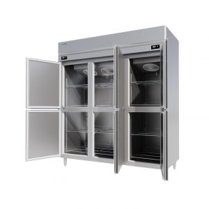 TỦ MÁT ĐỨNG ICYMAX 6 CÁNH INOX 1750L IUR 6S188