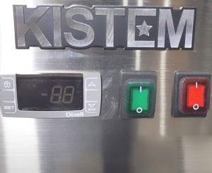 Bàn Mát 2 Cánh Kính Làm Lạnh Gián Tiếp 228L Kistem KIS-XFT13RG