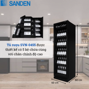 Tủ Rượu Sanden SVN-0455 455 Lít