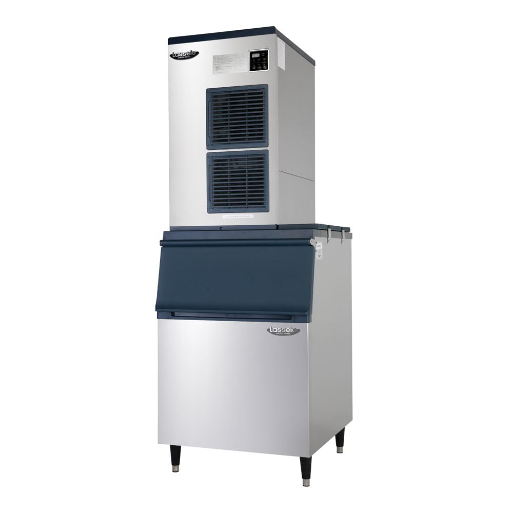 Máy Làm Đá Lassele LMI-650A Và Thùng đá LB-500S