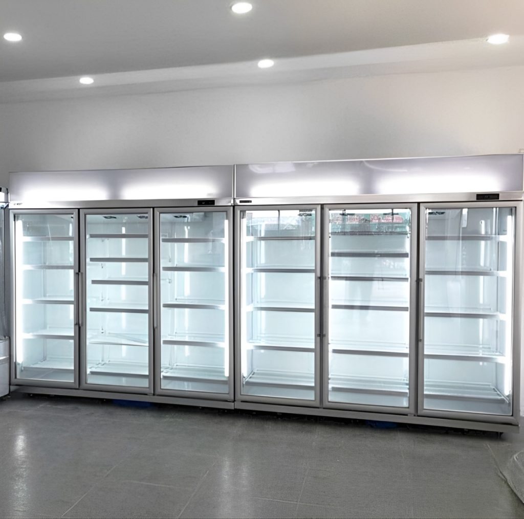 Tủ Đông Trưng Bày Siêu Thị 3 Cánh 15 Kệ Dung Tích 1442L KISTEM KIS-XS144F3Y