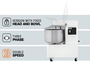 MÁY TRỘN BỘT DẠNG XOẮN ỐC PRISMAFOOD IBT 40